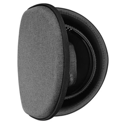 Immagine di Geekria Shield Custodia per Cuffie Compatibile con Sennheiser MOMENTUM 3, 2, PXC550II, PXC550, PXC480 Custodia, Borsa da Viaggio Rigida di Ricambio Avvolgicavo (Grigio Scuro)