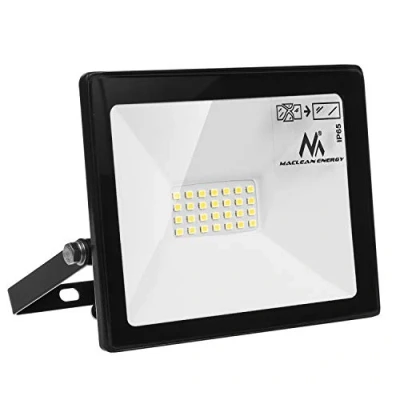 Immagine di Maclean MCE520 NW Energy Lampada Faretto Proiettore a LED Da Esterno Risparmio Energetico (Bianco neutro 4000K, 20W)
