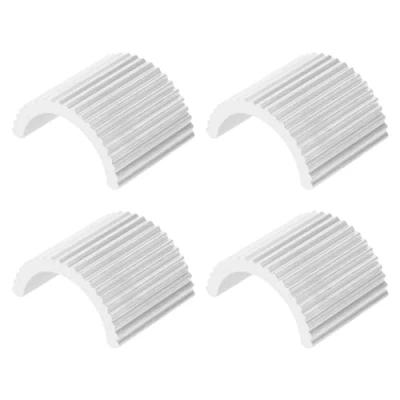 Immagine di LT Easiyl 4 Pezzi In Lega Di Alluminio Manubrio Bicicletta Spessori Moto Spacer Conversione Rondelle 28mm A 22mm Guarnizione Argento