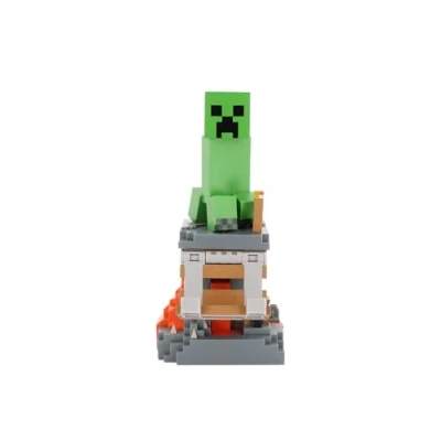 Immagine di Cable Guys supporto per accessori da gioco e telefono di Minecraft Creeper, la maggior parte dei controller (Xbox, Play Station, Nintendo Switch)