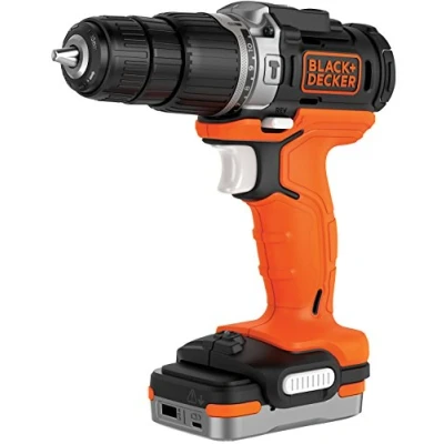 Immagine di BLACK+DECKER BDCHD12S1 XJ Taladro Percutor 12V con 1 batería 1,5Ah USB, 18 W, 12 V