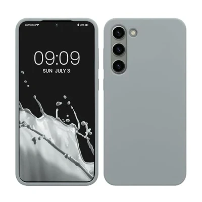 Immagine di kwmobile Cover per Samsung Galaxy S23 Plus Custodia Back Case Smartphone in Silicone TPU Protezione Gommata grigio