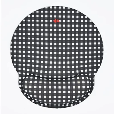 Immagine di WONDEE Opportunità Tappetino mouse Ergonomico di Lucia Be con Stile Vichy, Esclusivo per la tua scrivania, poggiapolsi cuscinetto in gel, Mousepad Originali donna