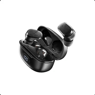 Immagine di cellularline DOT, Auricolari Bluetooth senza Fili Cuffie Custodia di Ricarica Dotata Display LED, Play Time 7 H, Talk 4.5 o con 22 45 min