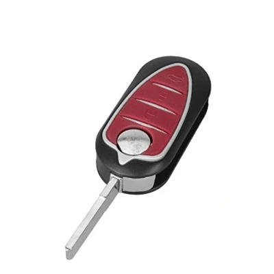 Immagine di Custodia chiave per Alfa Romeo Giulietta Mito Plip telecomando 3 pulsanti con lama Phonillico®