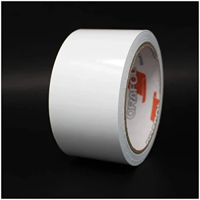 Immagine di 10m Strisce adhesive decorative per auto moto barca e modellismo in vari colori autoadesive Lunghezza (40mm, Bianco)