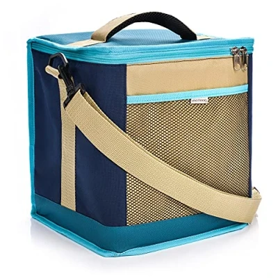 Immagine di meteor Borsa Termica per Attività All&#039;Aperto Campeggio Viaggi Picnic Barbecue Contenitore Isoterma Alimenti Mantenere con Tracolla