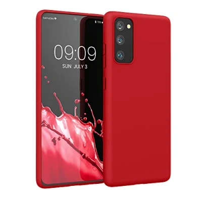 Immagine di kwmobile Custodia Compatibile con Samsung Galaxy S20 FE Cover Back Case per Smartphone in Silicone TPU Protezione Gommata rosso classico