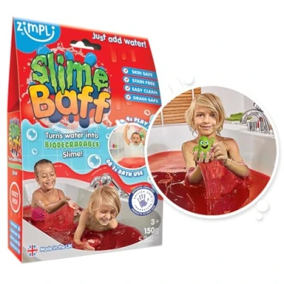 Immagine di Slime Baff, polvere per bagno, rosso, 150 g