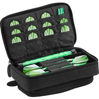 Immagine di Casemaster by GLD Products Plazma Plus Custodia per freccette, con cerniera e tasca cellulare, colore: Nero
