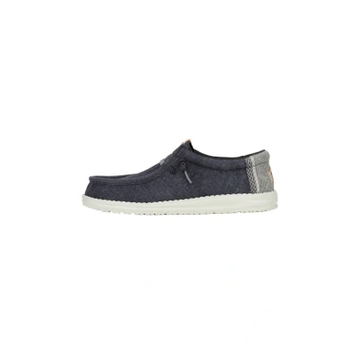 Immagine di Heydude Wally JUTE Stringate, Uomo, Taglia: 42, Black granite grey Tessuto