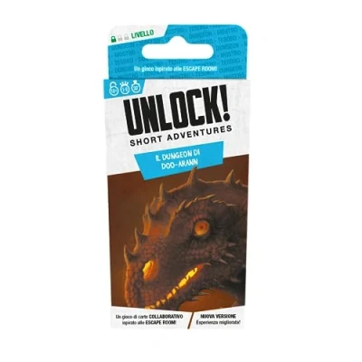 Immagine di Asmodee Unlock! Short Adventures, Il Dungeon di Doo Arann Gioco da Tavolo con App, Escape Room, 1 6 Giocatori, 10+ Anni, Edizione in Italiano