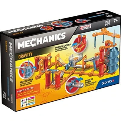 Immagine di Geomag, Mechanics Gravity Shoot &amp; Catch, Costruzioni Magnetiche e Giochi Educativi, a partire da 7 anni, 243 Pezzi