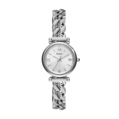 Immagine di Fossil Carlie Watch Orologio silvercoloured, Donna, Taglia: One Size, Silver coloured