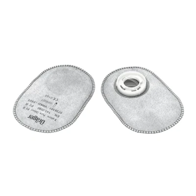 Immagine di Dräger X plore Filtro a baionetta per particelle Pure P3 Odour aerosol/particelle e odori 10 paia di ricambio maschere semimaschere 3300, 3500 5500