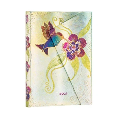 Immagine di Paperblanks Calendario 12 mesi 2021 Hummingbird Day Panoramica Midi (130 x 180 mm), DD6698 9