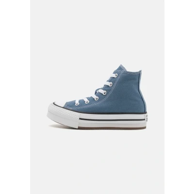 Immagine di Converse Chuck Taylor ALL STAR EVA LIFT Unisex Sneakers alte per bambini, Taglia: 27, Lakeside blue/white/black Tessuto