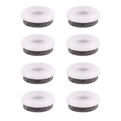 Immagine di WAGNER QuickClick® inserti di feltrini ricambio I Set da 8 sostituibili feltro lana ULTRASOFT diametro Ø 25 mm per base Fatto in DE 15829400