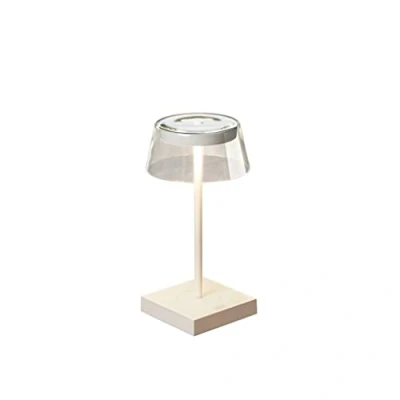 Immagine di Konstsmide 7816 250 Scilla weiss Lampada LED da tavolo per esterni 2.5 W Bianco caldo