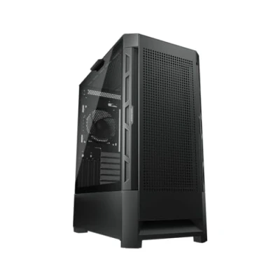 Immagine di Cougar AIRFACE Case Mid Tower per PC Gaming, mini ITX/Micro ATX/ATX/CEB/*E ATX con pannello del flusso d&#039;aria e in vetro temperato, 1 ventola ARGB posteriore da 120 mm preinstallata, colore