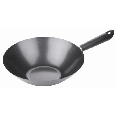 Immagine di Tescoma 607030 Presto Wok, Acciaio Inossidabile, Nero, 30 cm, 1 Pezzo
