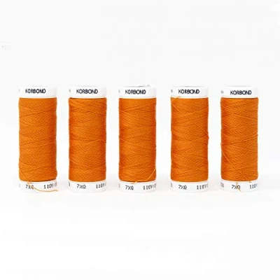 Immagine di Korbond Filo in Poliestere, 100 m, Colore: Arancione Zucca