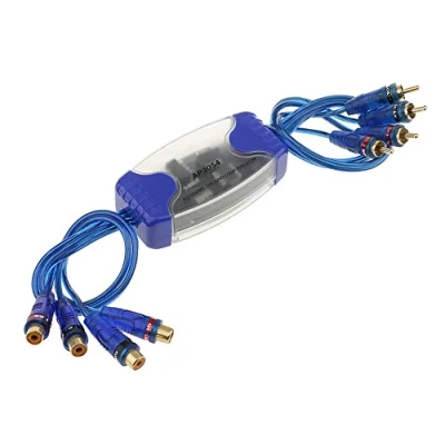 Immagine di PEKKA Universal Noise Sound Eliminator 4 Canali RCA Ground Loop Isolator Filtri Antirumore per Autoradio Stereo Domestico