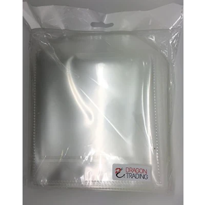 Immagine di DragonTrading® Custodia per CD da 100 micron con linguetta proteggere i dischi (confezione 50)