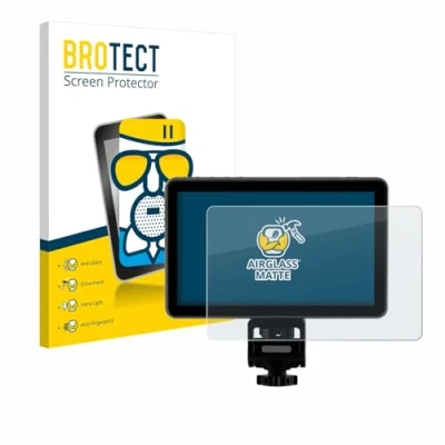 Immagine di brotect Pellicola Vetro Opaca per Rollei Viltrox DC X3 6&quot; Protezione Schermo [Anti Riflesso, Durezza 9H]