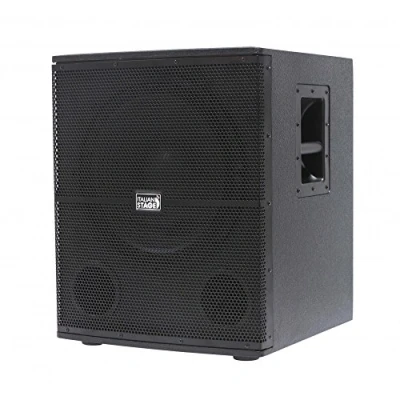 Immagine di Italian Stage IS S115A Subwoofer audio Attivo Amplificato da 700w di picco In classe AB con cono 15&quot; 2 canali Out, Nero