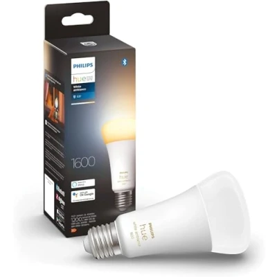 Immagine di Philips Lighting Hue Kit 4 lampadine LED 871951431914100 ERP: F (A G) White E27 Viererpack 4x800lm 60W 36 W Bianco caldo