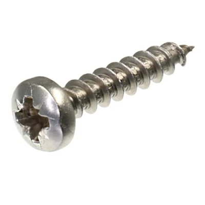 Immagine di SECCARO viti per truciolato a testa semicircolare 4 x 20 mm, in acciaio inox V2A VA A2, legno con filettatura completa, Phillips croce/PZ, 250 pezzi