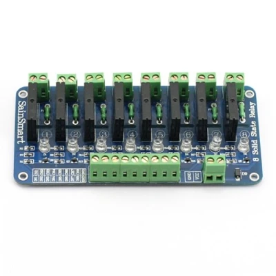 Immagine di SainSmart Scheda relè a 8 canali per Arduino UNO, Mega 2560 R3, Duemilanove, Nano, Robot