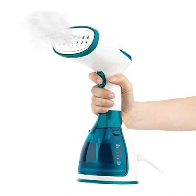 Immagine di Weasy Stiratole Verticale Portatile HVP10,Pronto in 30 Secondi, Capacità Serbatoio 280 ml,Spegnimento Automatico,Vapore 32g/m,Spia Luminosa,Inox,1500W