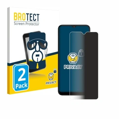 Immagine di brotect (2 Pezzi Pellicola Privacy per Motorola Moto G10 [Anti Spy, Protettiva Chiara, Blue Light Filter]