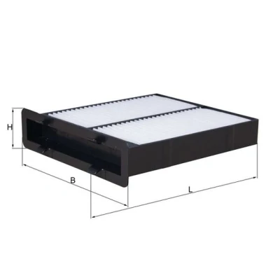 Immagine di MAHLE ORIGINAL LA 682 Filtro abitacolo particellare 211,0 193 47,5 SUZUKI: SX4 I Hatchback, Sedan