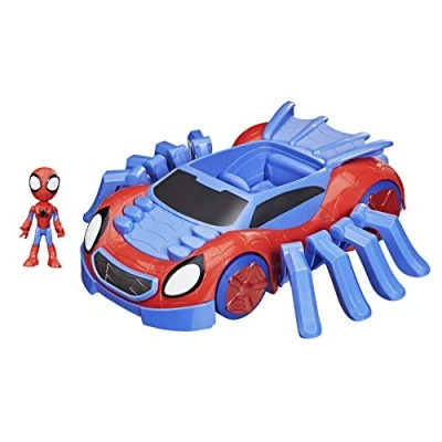 Immagine di Marvel Spidey And His Amazing Friends Ultimate Web Crawler, With Stunner Feature 10 cm Figure, Ages 3 Up