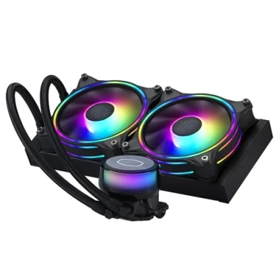 Immagine di Cooler Master MasterLiquid ML240 Illusion CPU Liquid Cooler, Dissipatore Ad Acqua AIO, Nero