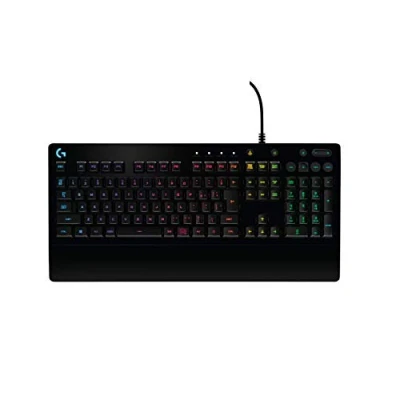 Immagine di Logitech G G213 Prodigy Gaming Keyboard, LIGHTSYNC RGB, Tasti Mech Cupola, Antizanzariera, pulsanti multimediali, AZERTY layout belga Nero