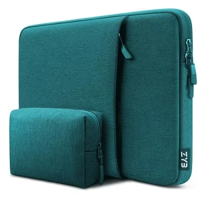 Immagine di ZYB Custodia PC Portatile 13 13,3 Pollici, per MacBook Air 13.6 Pollici M3 M2 2024 2022, Air/Pro M1 2022 2020 2012, 2021 2023 Pro 14 M1, 13.3&quot; Laptop Borsa Teal