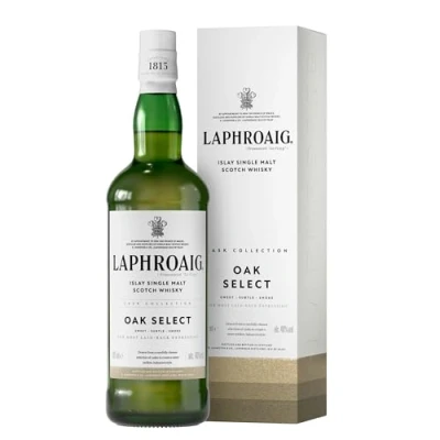 Immagine di Laphroaig, Laphroaig Select Single Malt Scotch Whisky, torbato, profondo e complesso 1 bottiglia da 700ml l&#039;imballaggio può variare