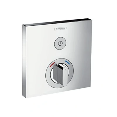 Immagine di Hansgrohe 15767000 Set Esterno Miscelatore Meccanico ad Incasso per 1 Utenza, Argento, Funktion