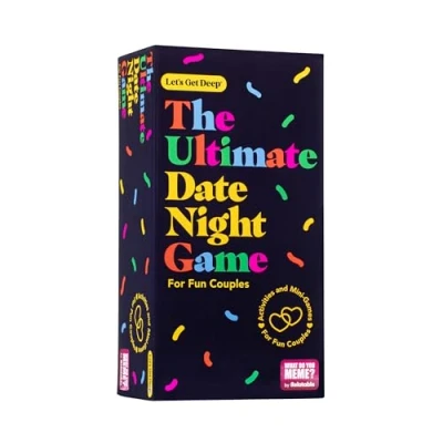 Immagine di The Ultimate Date Night Game di Relatable, Ottimo per giochi coppia e idee appuntamenti serali a casa, dai creatori Let&#039;s Get Deep Relationship Card Game, Include 300 carte spinner