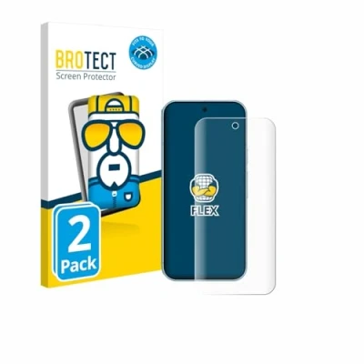 Immagine di brotect Pellicola Copertura Completa per Google Pixel 9/9 Pro (2 Pezzi) Full Cover 3D Curvo