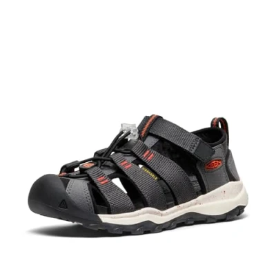 Immagine di Keen Newport NEO H2 Children Unisex Sandali da trekking per bambini, Taglia: 31, Magnet/spicy orange Tessuto / sintetico