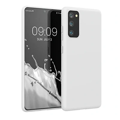 Immagine di kwmobile Custodia Compatibile con Samsung Galaxy S20 FE Cover Back Case per Smartphone in Silicone TPU Protezione Gommata bianco matt