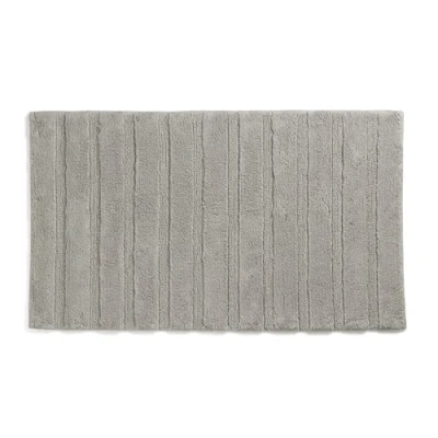 Immagine di kela Tappetino da bagno Megan, 100% cotone, grigio argento, 80,0 x 50,0 1,6 cm