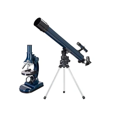 Immagine di Discovery Scope 2 Set Didattico Per Bambini Con Microscopio e Telescopio, Accessori Un Libro in Italiano