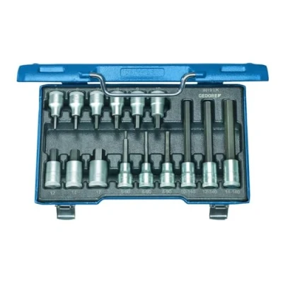 Immagine di Gedore IN 19 LKM Kit inserti giravite a bussola 1/2 (12.5 mm) 15 parti 6129360