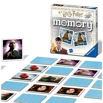 Immagine di Ravensburger Italy Harry Potter Memory in Formato Pocket, 15x15 cm, Gioco, 24 Coppie Cartone, 48 Carte, per Bambini a Partire da 4 Anni, 2 8 Giocatori, Multicolore, 0, 20560